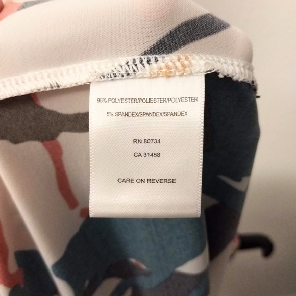 NWOT BCBG Paint Spatter Square Neck Shift Dress - Picture 4 of 5